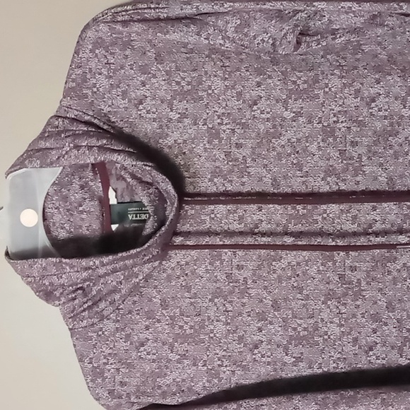 Mondetta Purple Athletic Jacket w Front Tie Size S/P - Picture 3 of 7